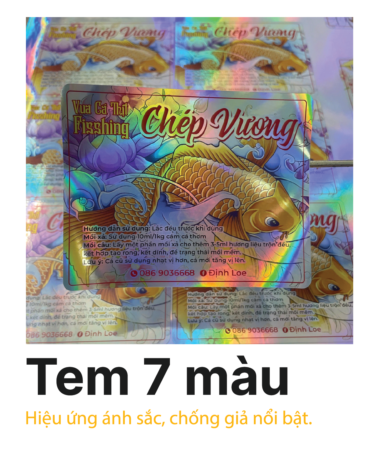 Tem 7 màu
